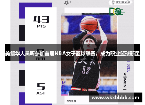 美籍华人吴昕参加首届NBA女子篮球联赛，成为职业篮球新星